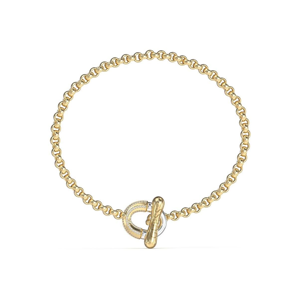 Damarmband Guess JUBB05372JWYGRHS Gyllene