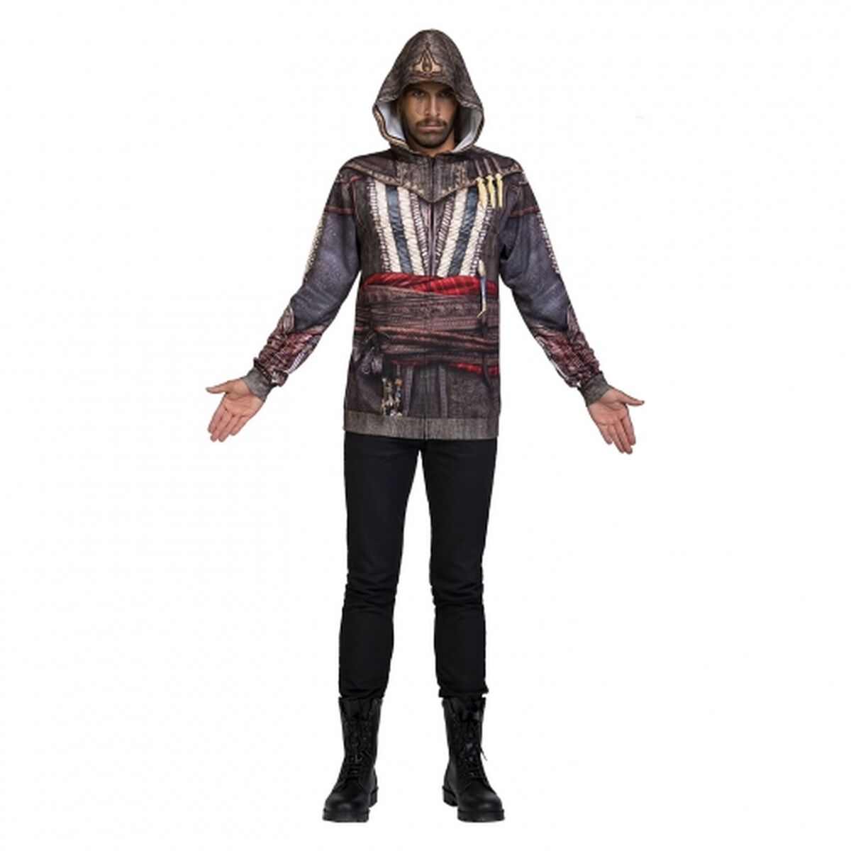Maskeraddräkt vuxna Assassin's Creed Grå