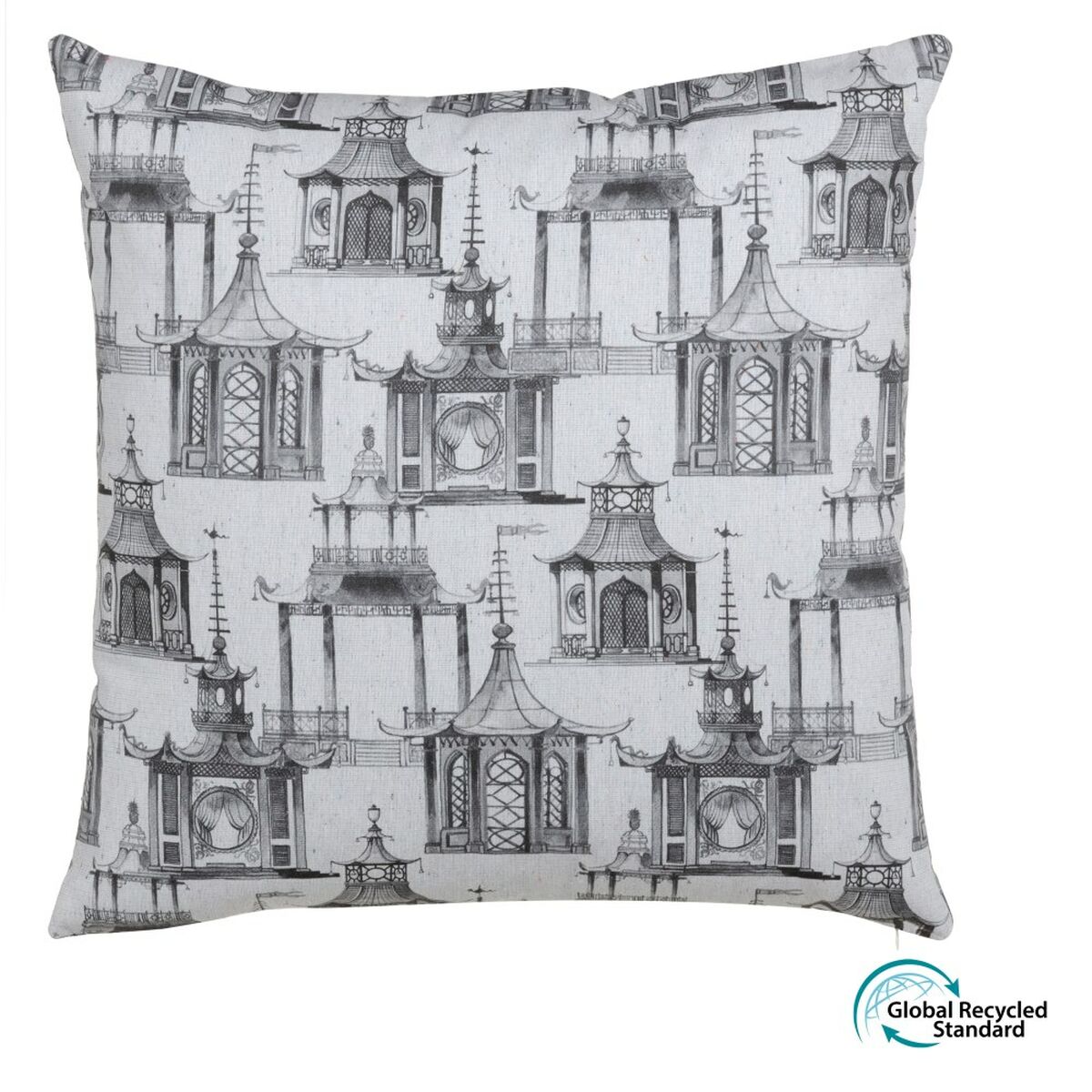 Kudde Polyester 60 x 60 cm 100% bomull Litet hus