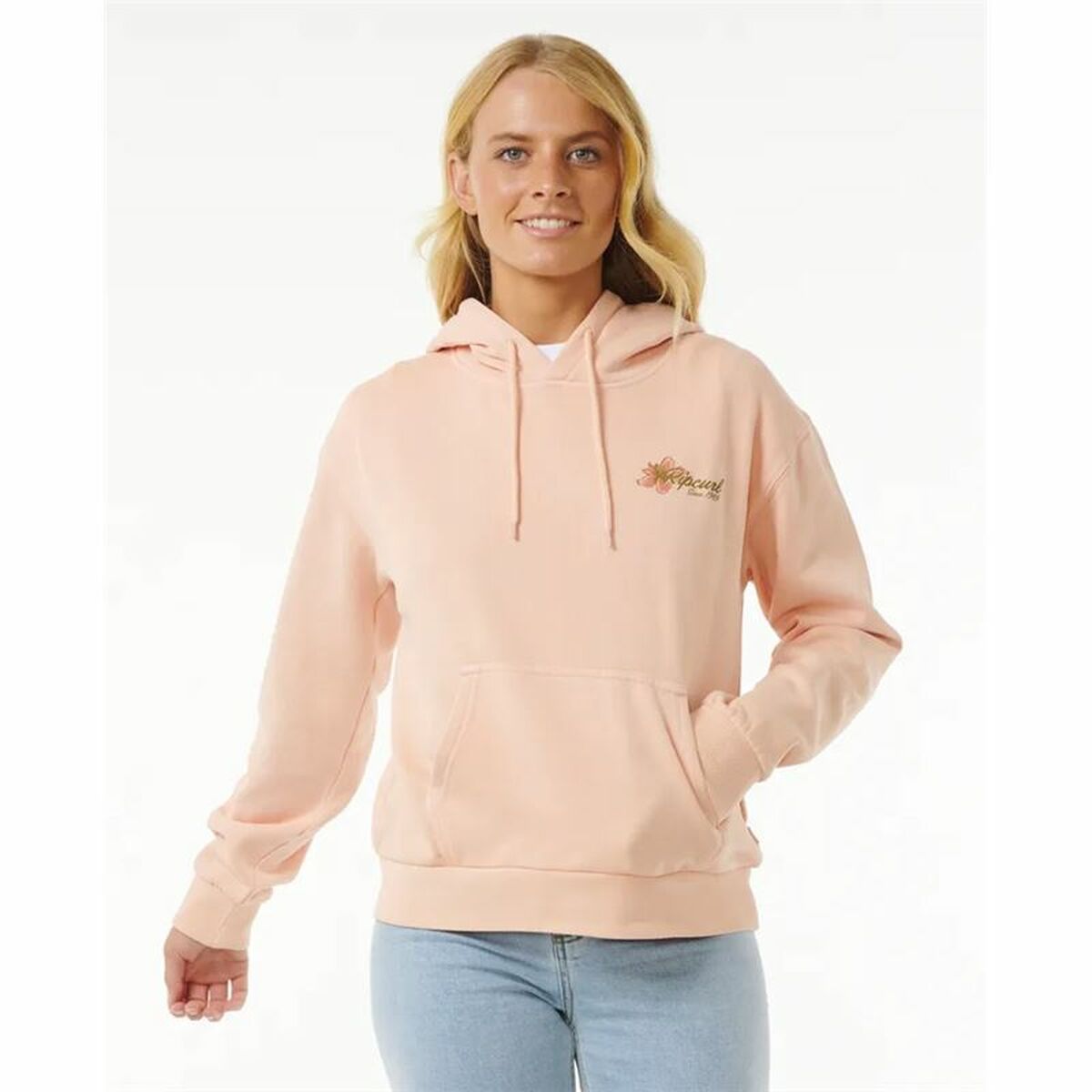 Tröja med huva Dam Rip Curl Wild Bloom Gul - 2