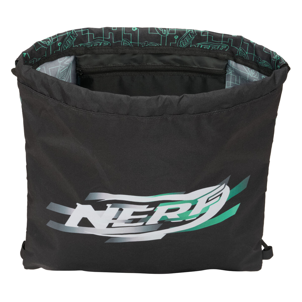 Skopåse med remmar Nerf Game Svart 35 x 40 x 1 cm - 3