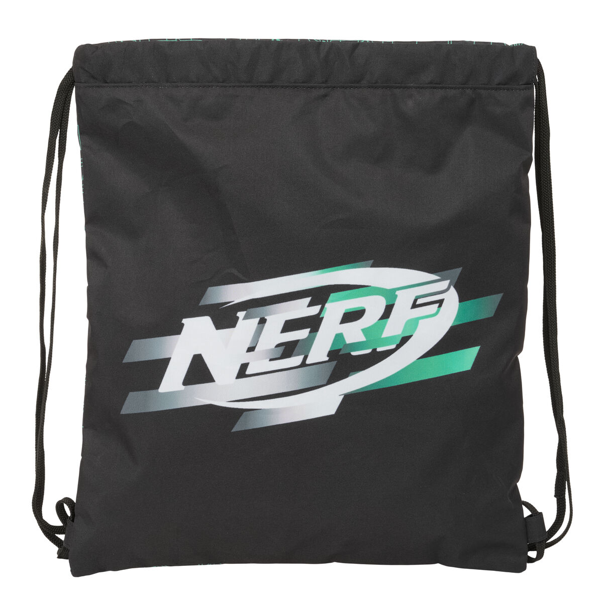 Skopåse med remmar Nerf Game Svart 35 x 40 x 1 cm - 2