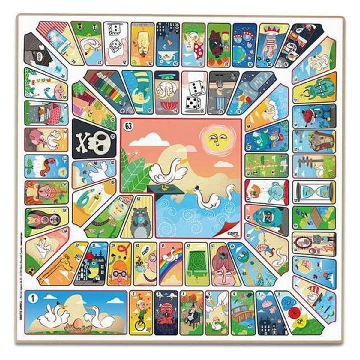 Parchís och Oca Board Cayro T-131/A - 2