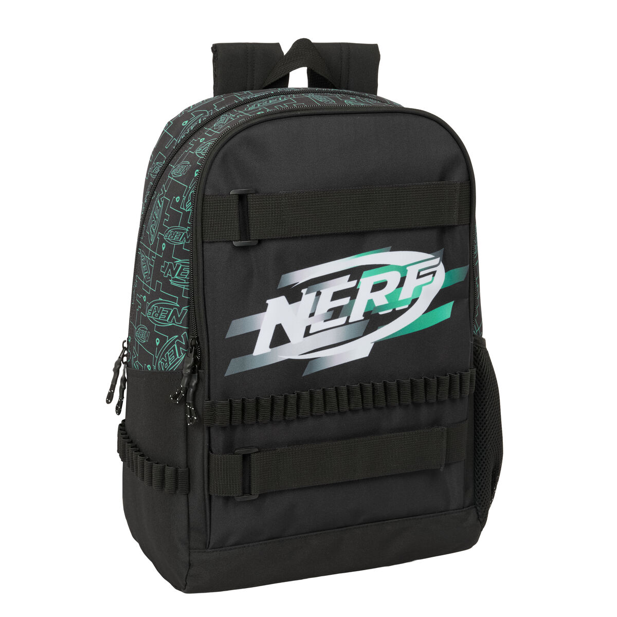 Skolryggsäck Nerf Game Svart 31 x 44 x 17 cm