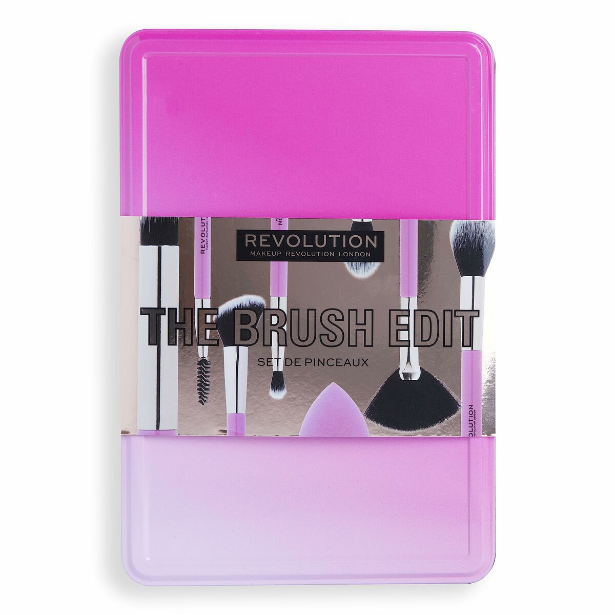 Sminkborstar, set Revolution Make Up The Brush Edit Rosa 8 Delar - 3