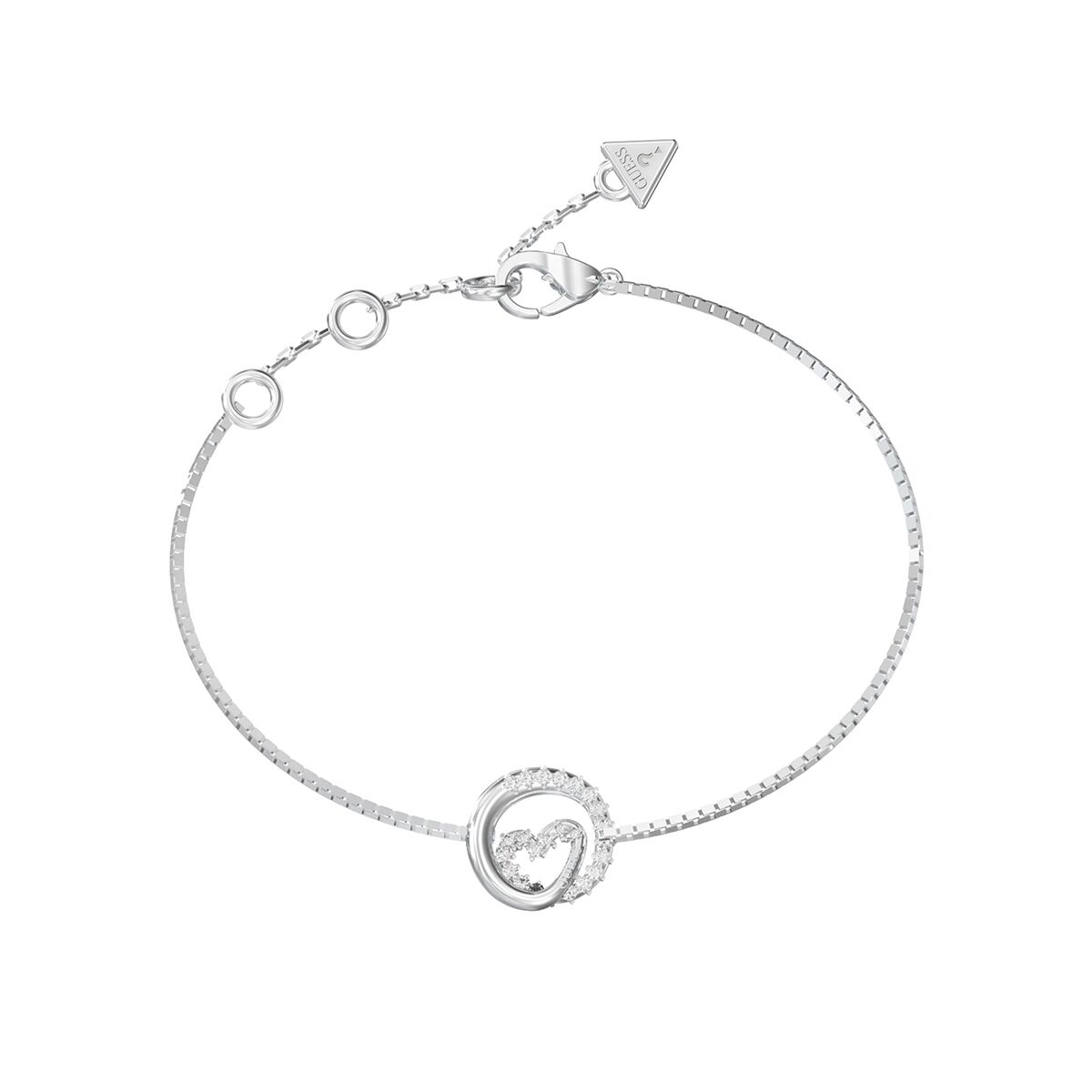 Damarmband Guess JUBB05527JWRHS Silvrig