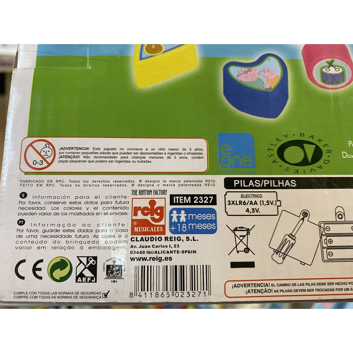Trumma Reig Peppa Pig Plast - 2