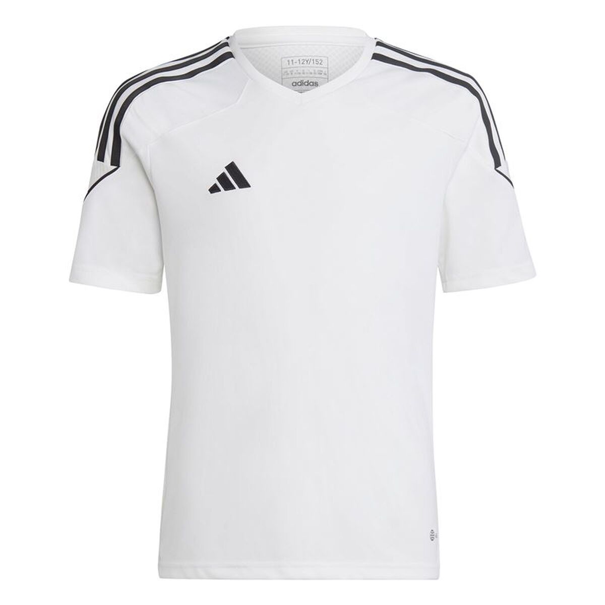 Kortärmad fotbollströja, Barn Adidas Tiro 23 Vit