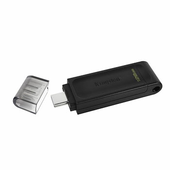 USB-minne Kingston DT70/128GB usb c Svart 128 GB
