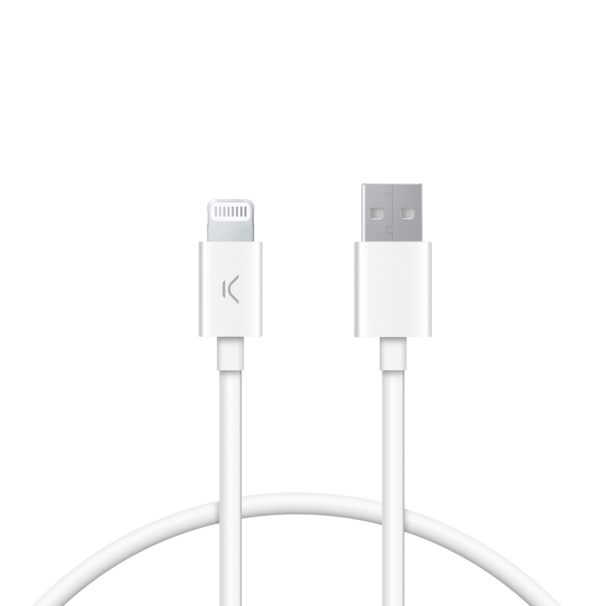 USB-kabel KSIX Vit 1 m