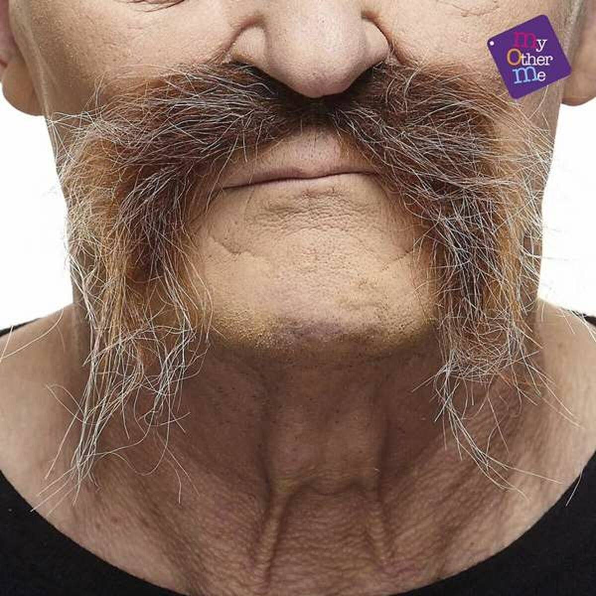 Mustasch My Other Me Brun - 2