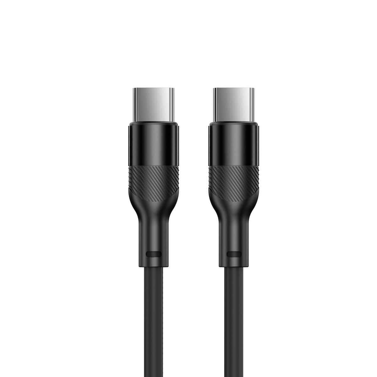 USB-kabel KSIX Svart 1 m - 2