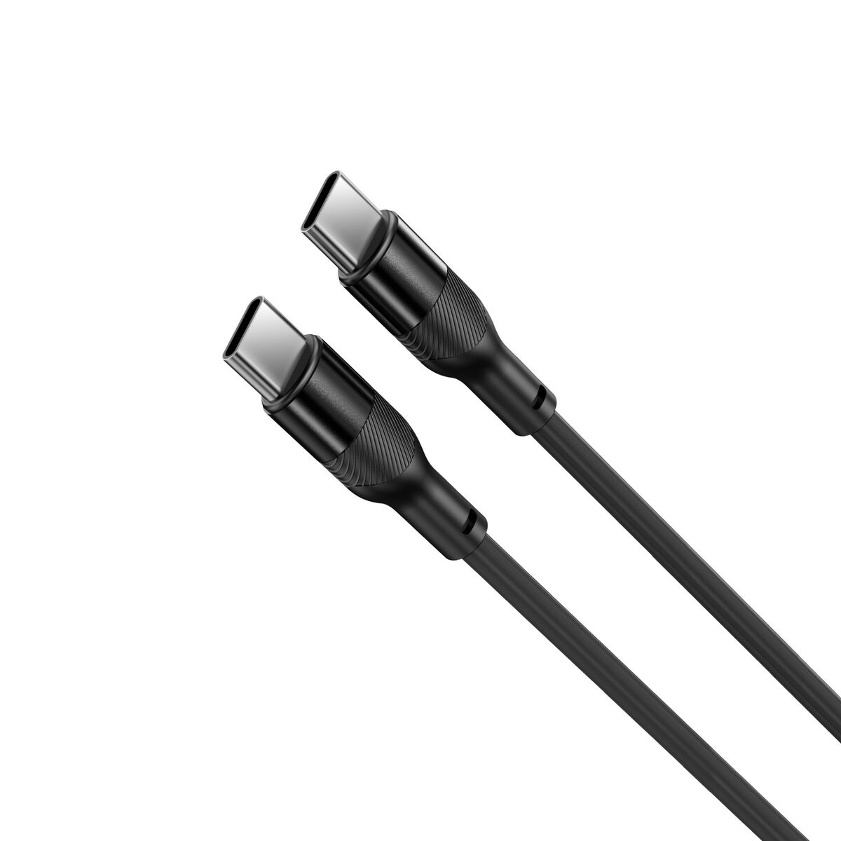 USB-kabel KSIX Svart 1 m