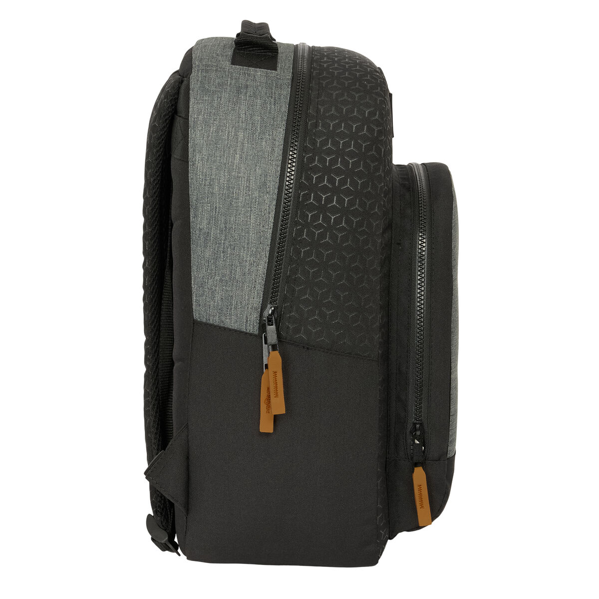 Skolryggsäck BlackFit8 Old school Svart Grå 32 x 42 x 15 cm - 3