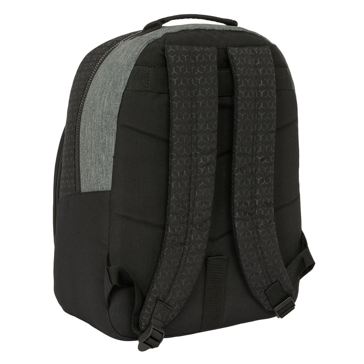Skolryggsäck BlackFit8 Old school Svart Grå 32 x 42 x 15 cm - 2