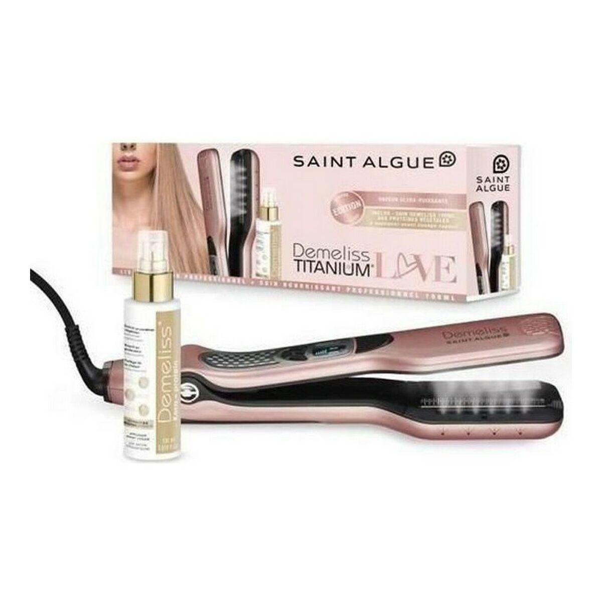 Plattång Saint-Algue Demeliss TITANIUM Love Edition 85 W Rosa - 2