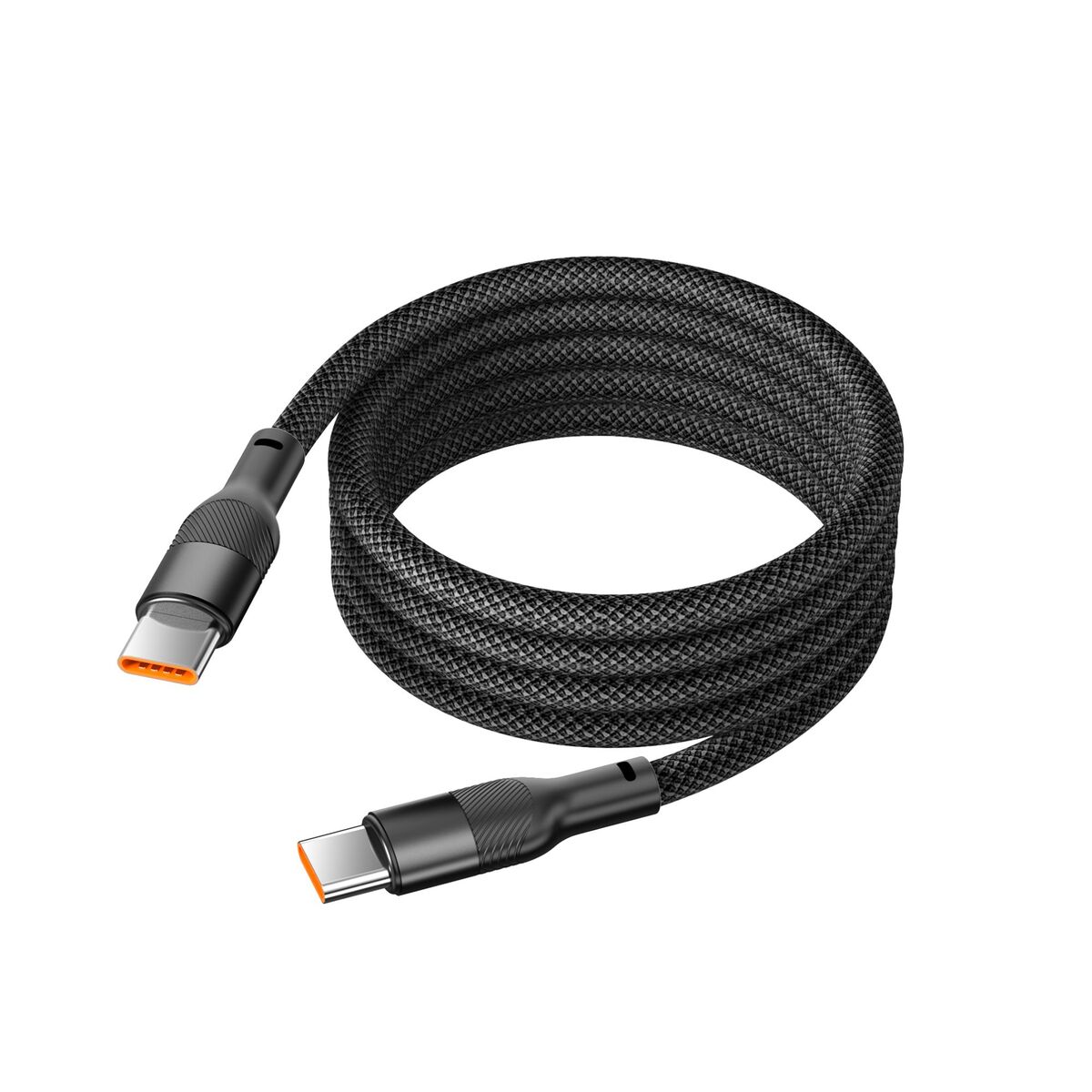 USB-kabel KSIX Svart 1 m