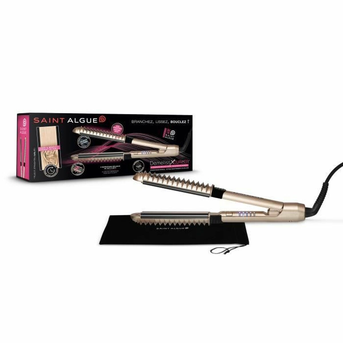 Plattång Saint-Algue Demeliss XCURLER 3965 Gyllene - 2
