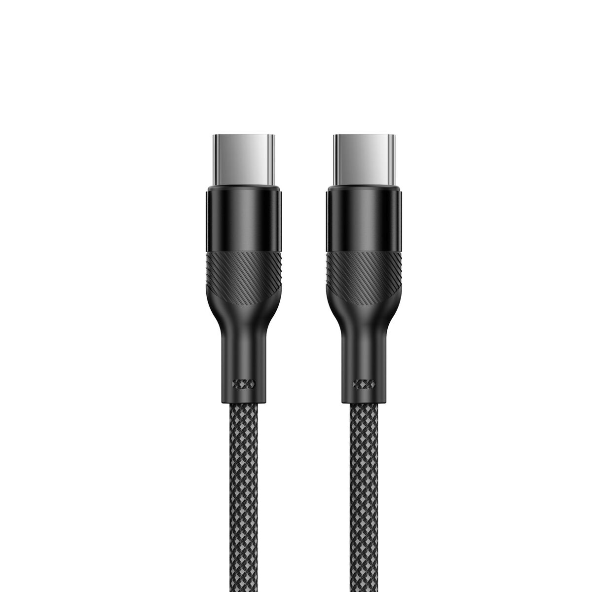 USB-kabel KSIX Svart 1 m - 2