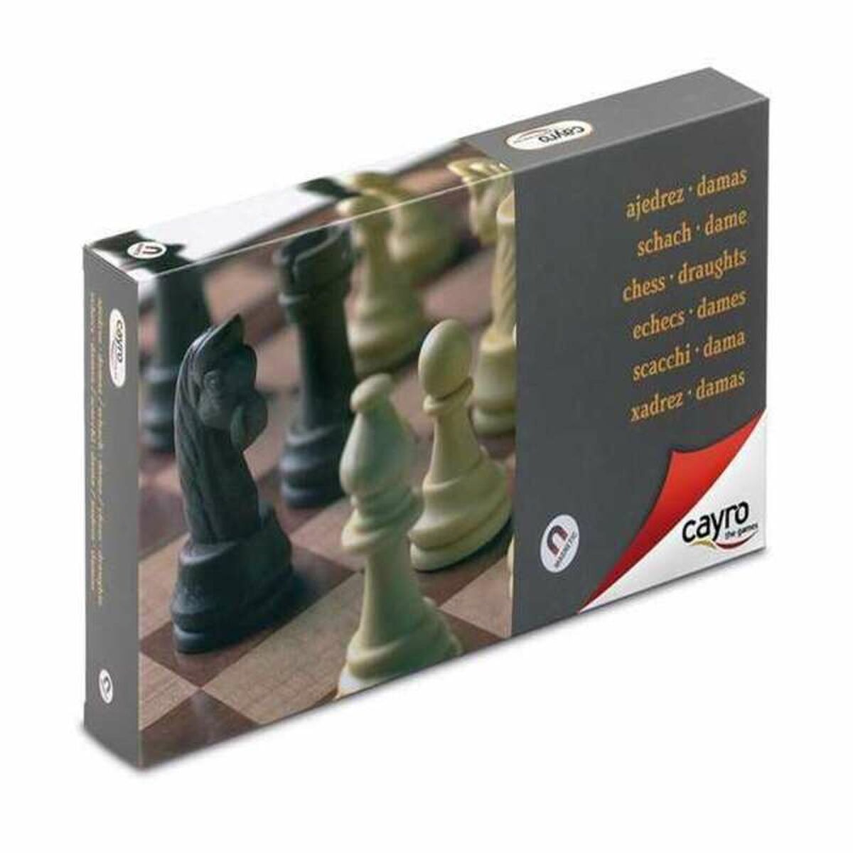 Chack och Dam Bräde Cayro Magnetic Plast - 2