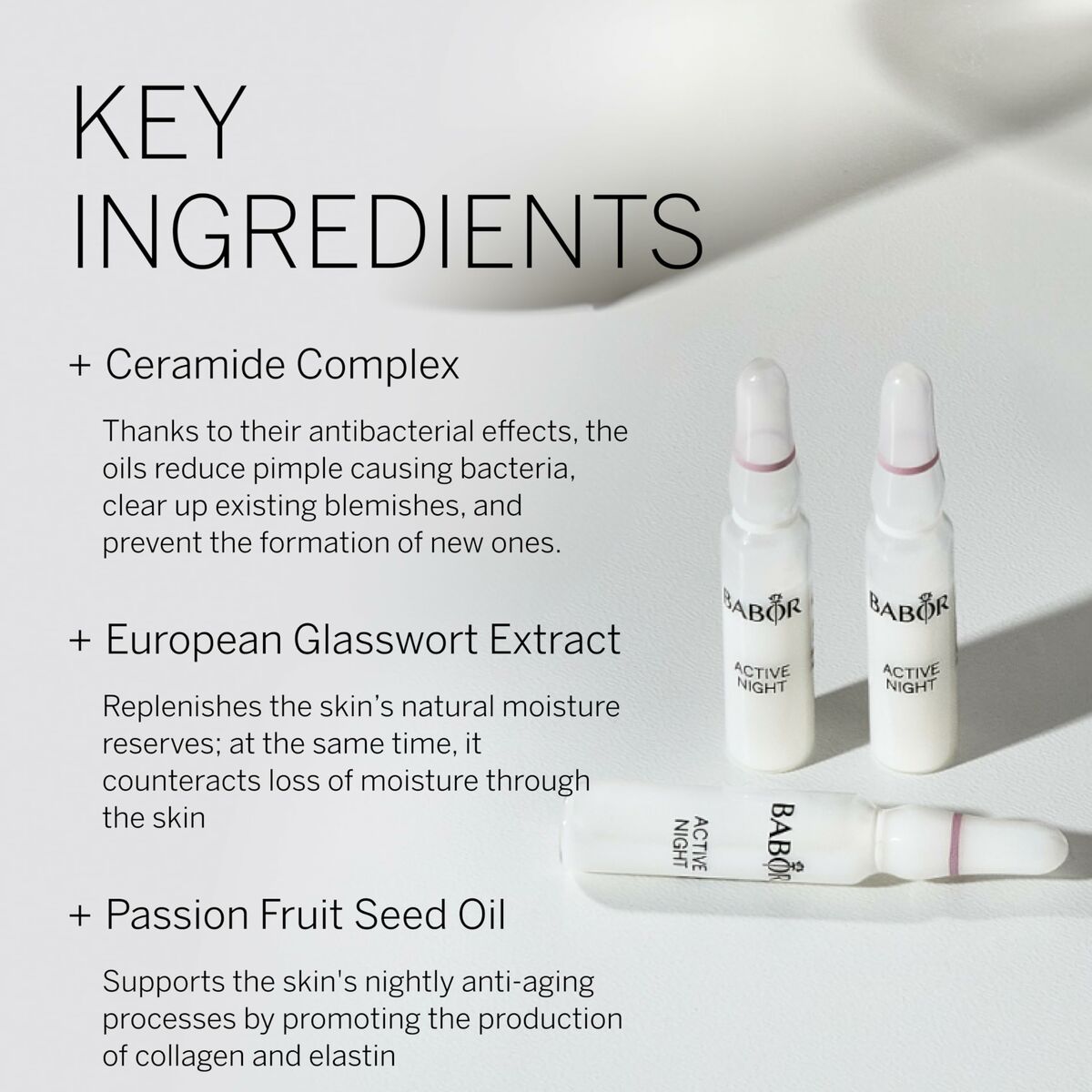 Serum mot rynkor Babor Active Night Ampuller - 3