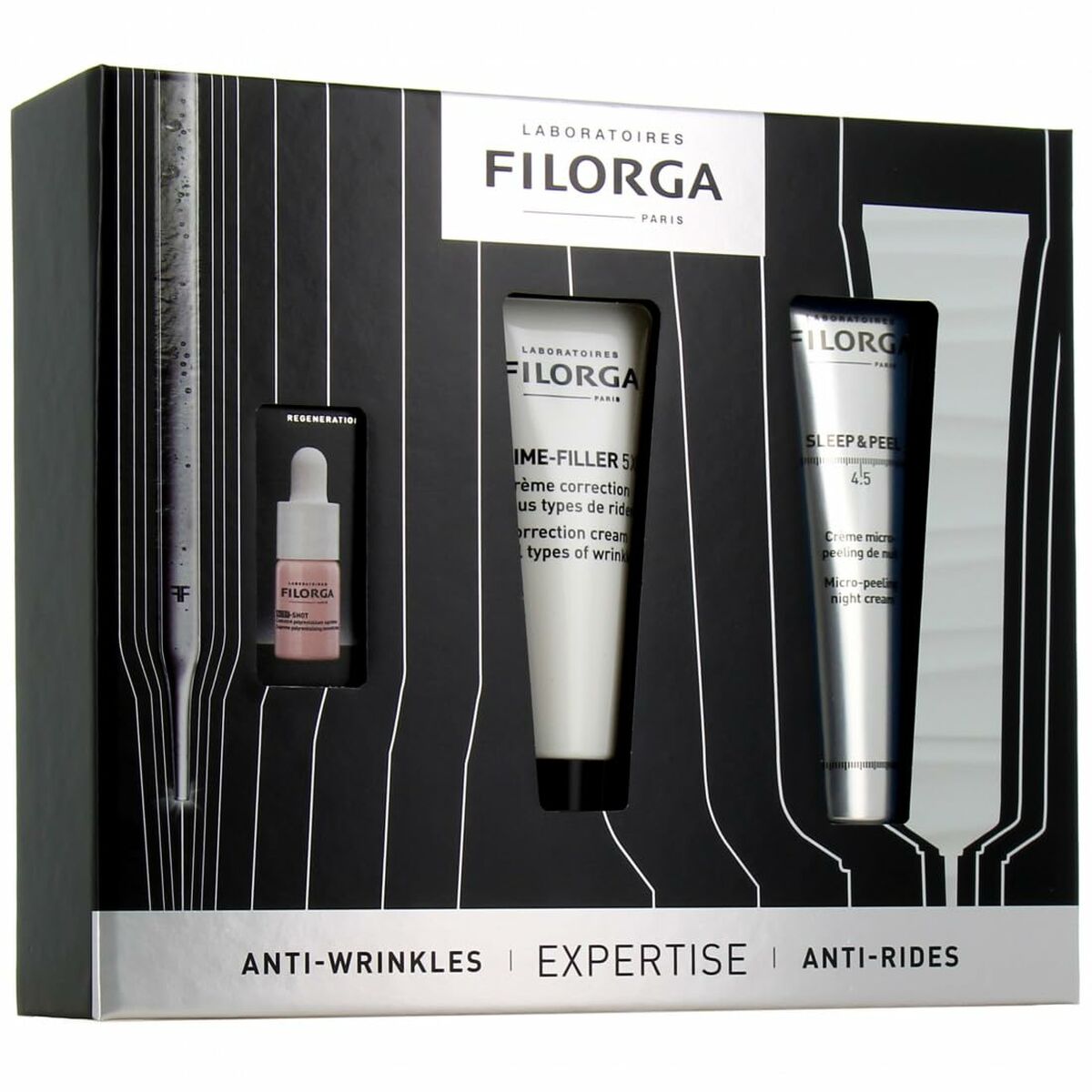 Sminkset Filorga SLEEP AND PEEL 3 Delar