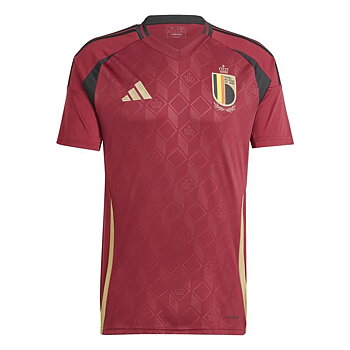 Kortärmad fotbollströja för herrar Adidas Belgium 24/25 Home