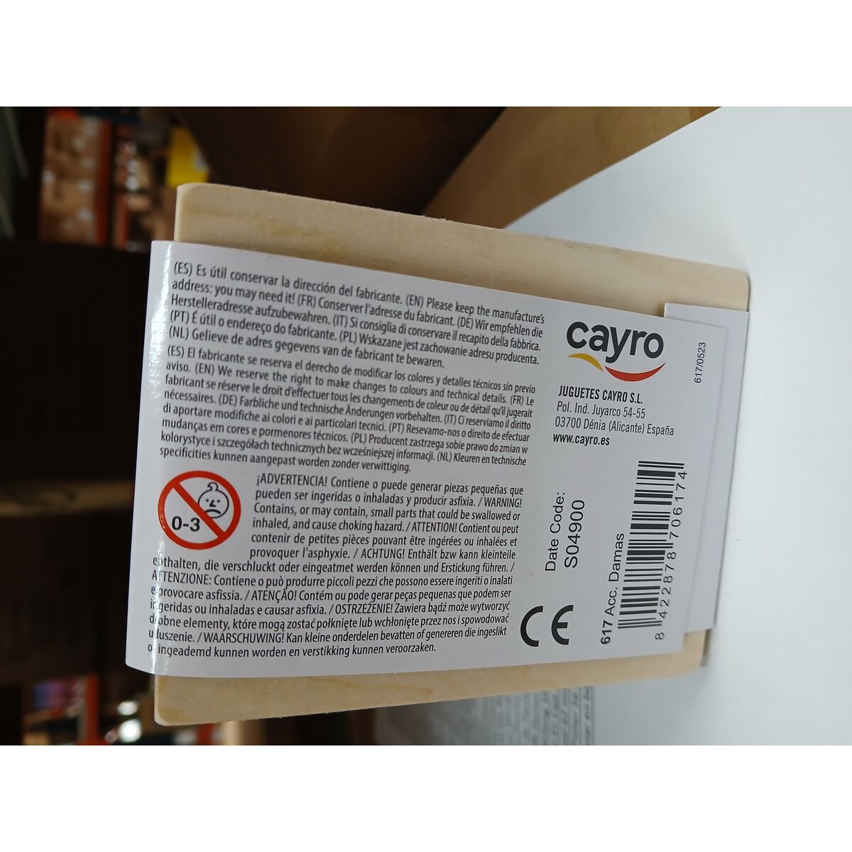 Damspel Cayro 617 Trä - 2