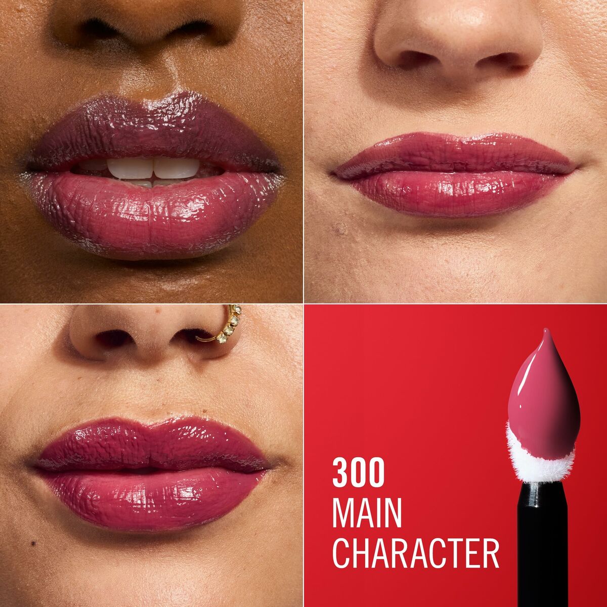 Läppglans Rimmel London THRILL SEEKER Nº 300-Main Character 6 ml - 2