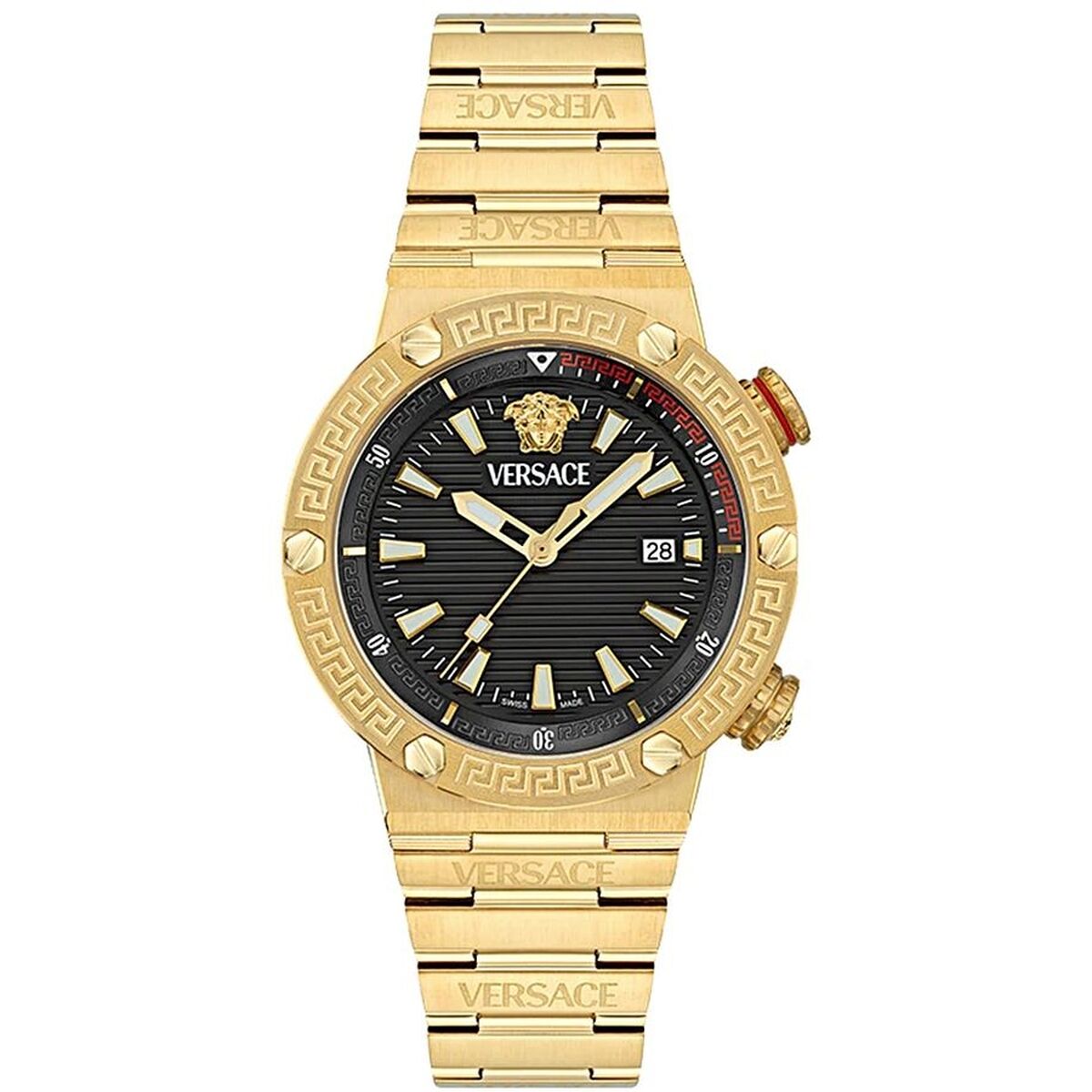 Herrklocka Versace GRECA LOGO  3H (Ø 43 mm)