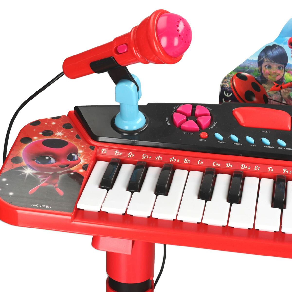 Elpiano Lady Bug Röd - 3