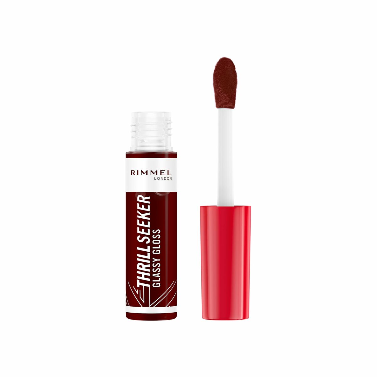 Läppglans Rimmel London THRILL SEEKER Nº 750-Frosted Berry 6 ml
