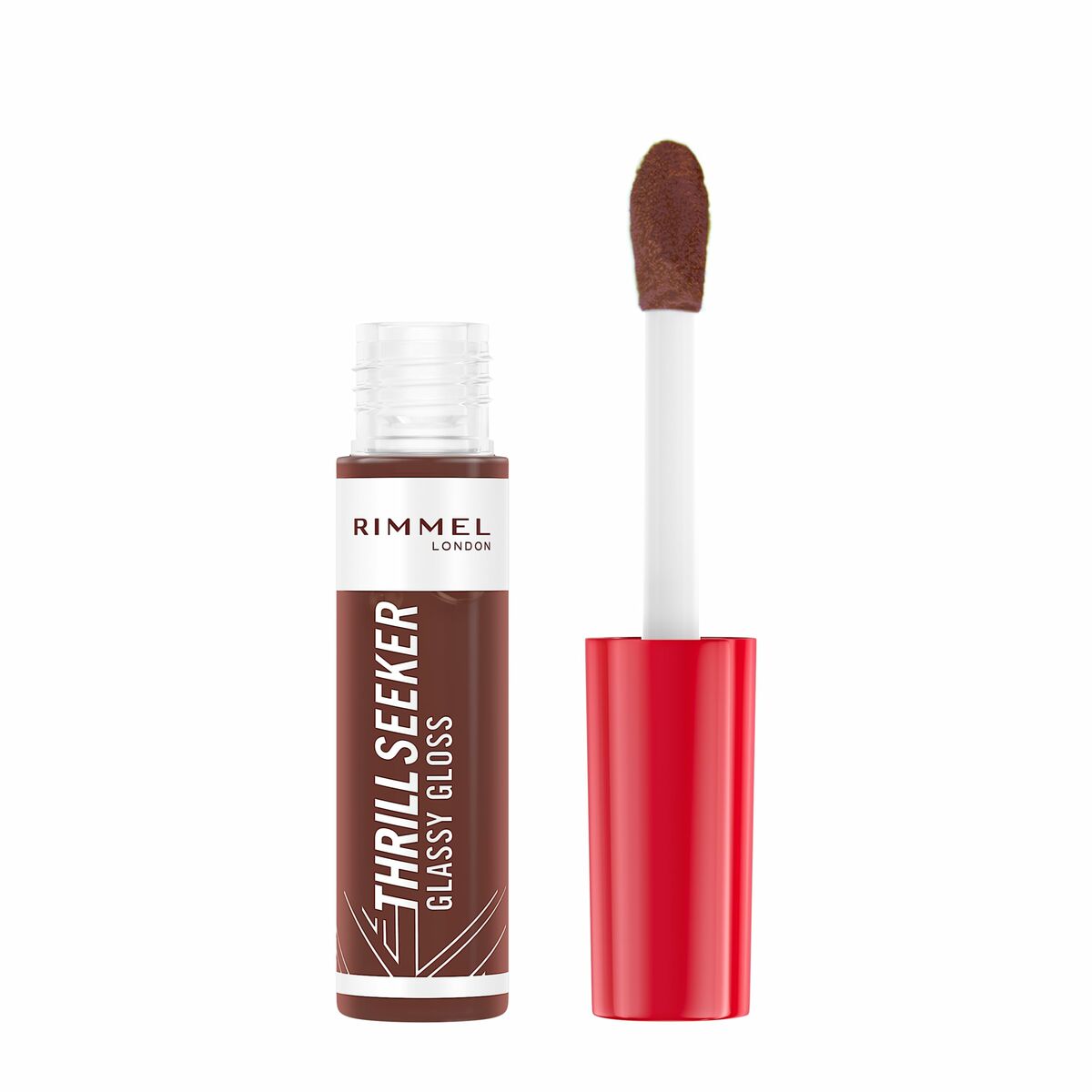 Läppglans Rimmel London THRILL SEEKER Nº 800-Chocolate Glaze 10 ml