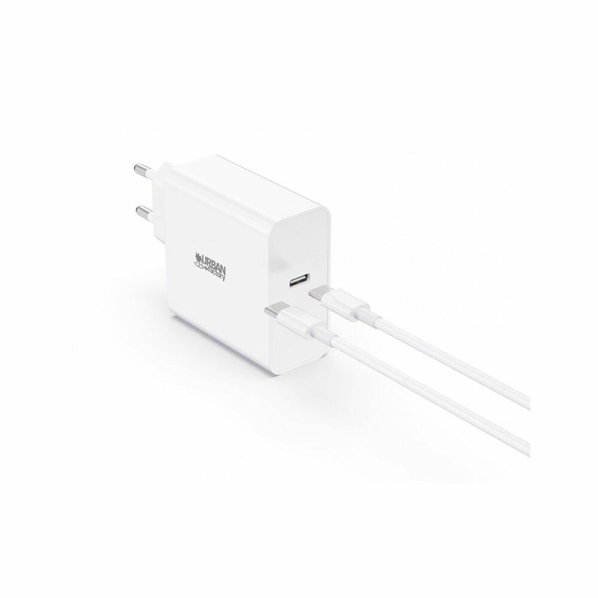 Bärbar laddare Urban Factory PSC65UF              (2 m) Vit
