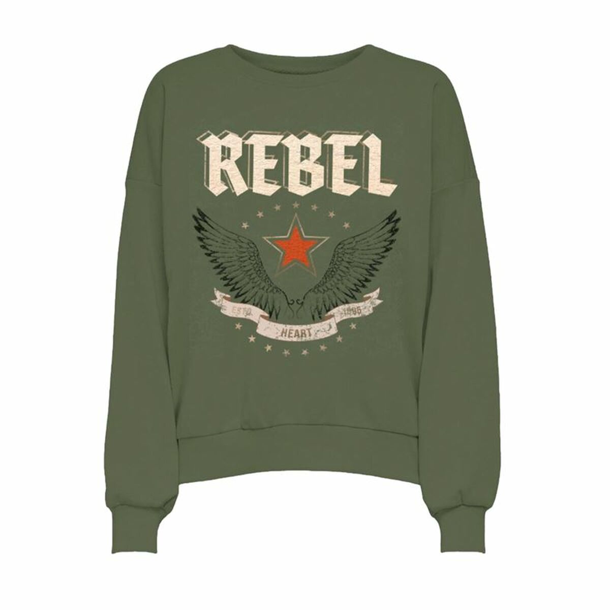 Tröja utan huva Dam Only Onllayla L/S Wings O-Neck Blå