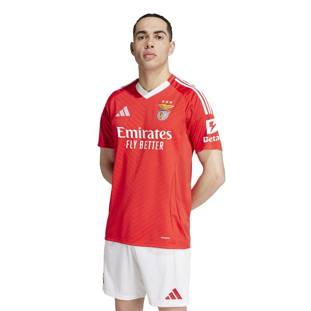 Kortärmad fotbollströja för herrar Adidas SLB Benfica 24/25