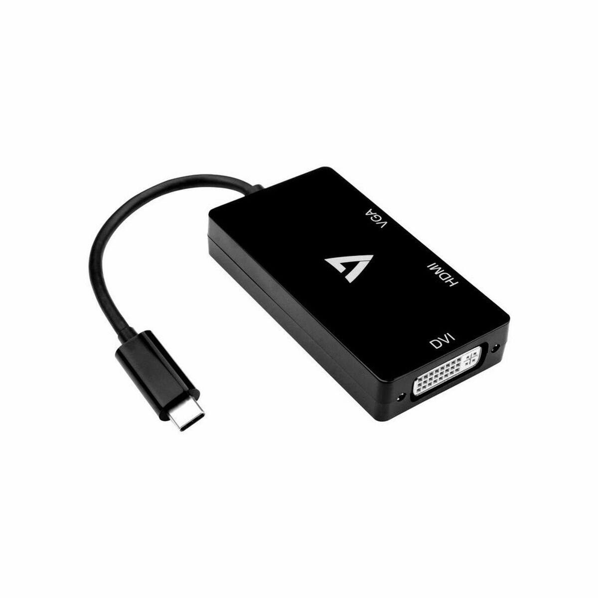 USB-C till HDMI Adapter V7 V7UC-VGADVIHDMI-BLK Svart