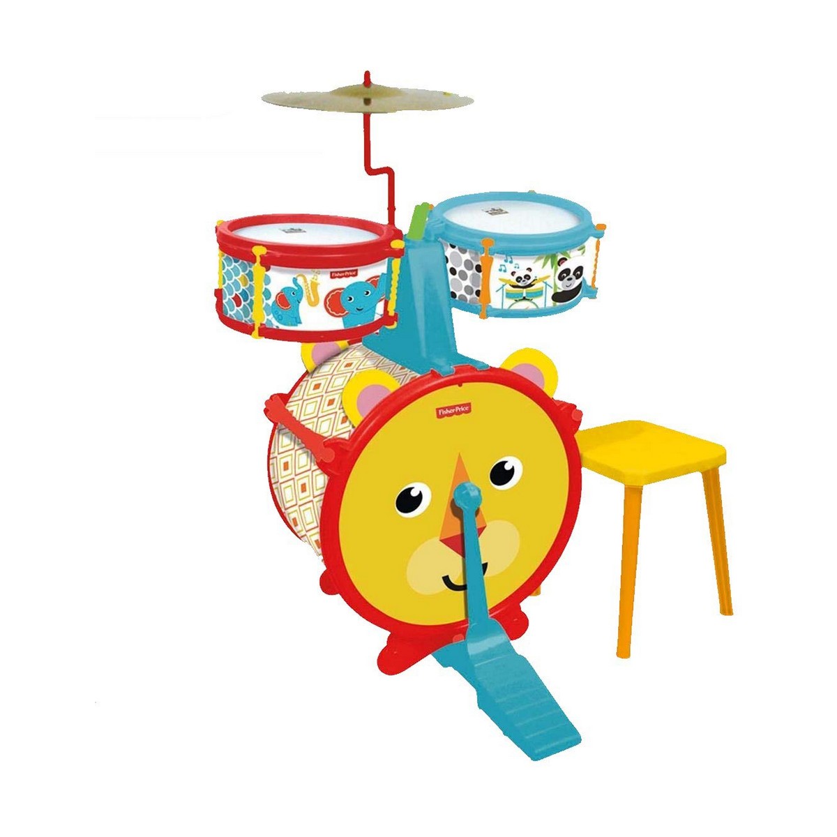 Trumset Fisher-Price   Plast 55 x 38 x 36 cm djur