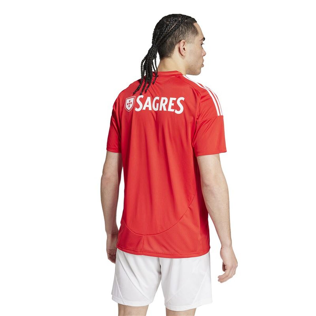 Kortärmad fotbollströja för herrar Adidas SLB Benfica 24/25 - 2