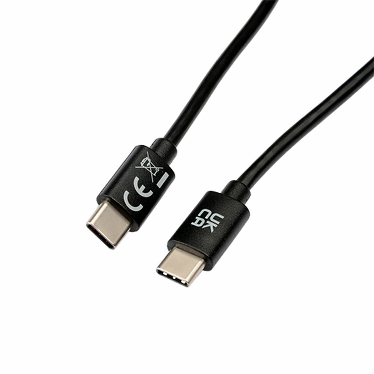 USB-C-kabel V7 V7USB2C-1M Svart 1 m (1 antal) - 2