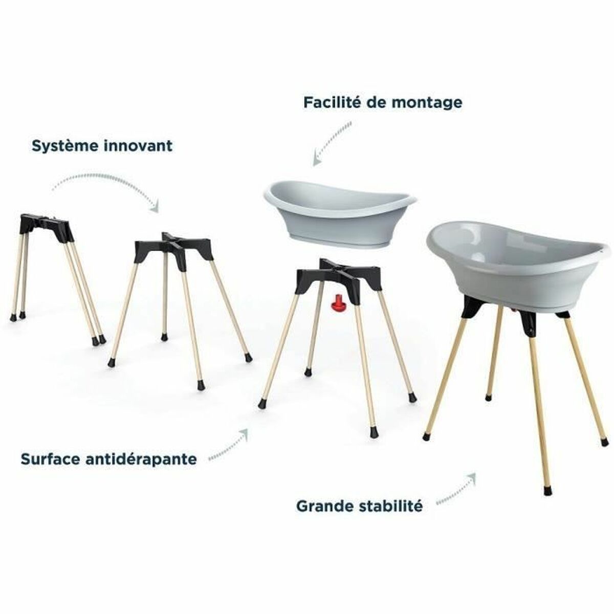 Badkar ThermoBaby Vasco 9 in 1 - 3