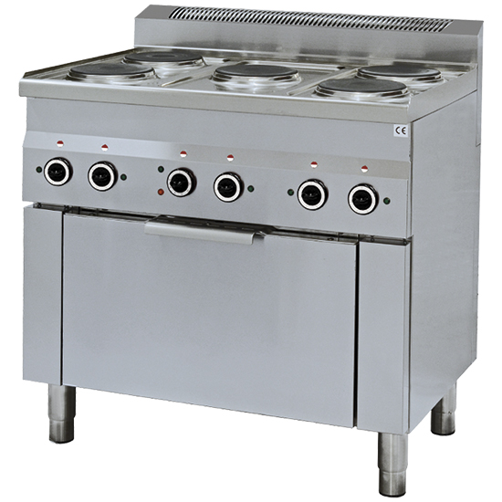 Spis 5 plattor, 1 elektrisk varmluftsugn med elektrisk grill