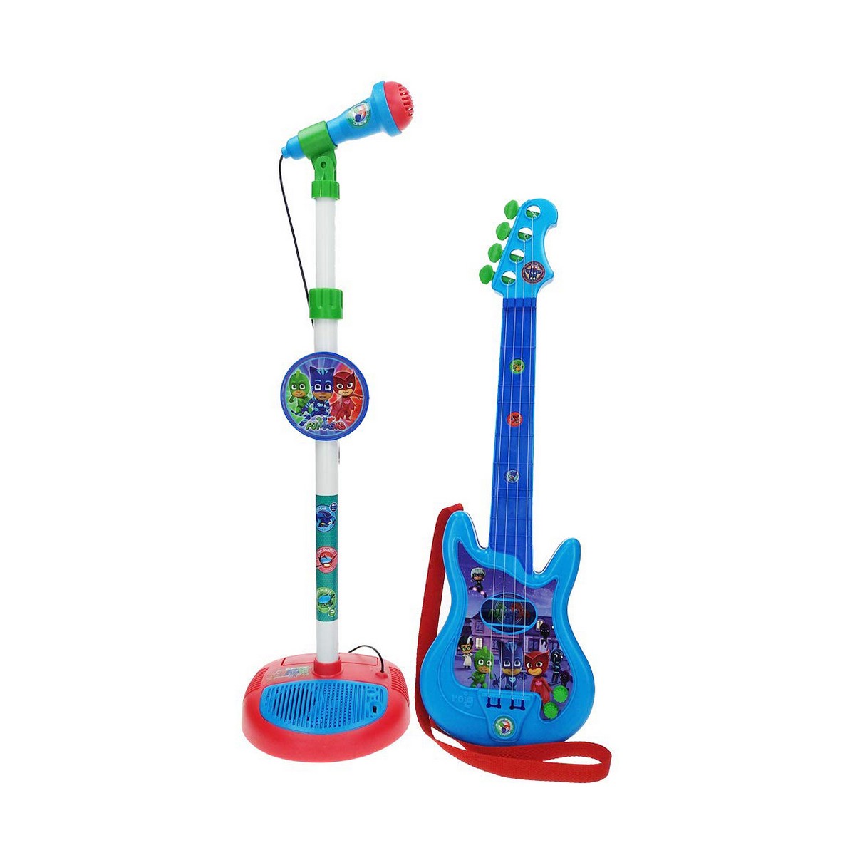 Gitarr för barn PJ Masks   Mikrofon Blå - 2