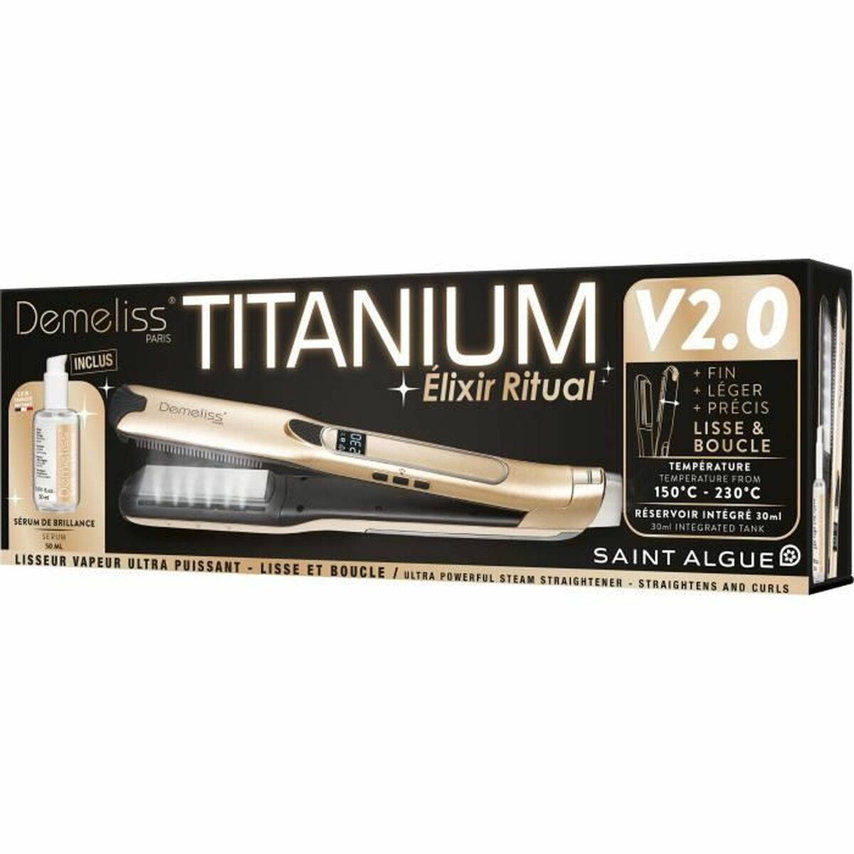 Plattång Saint-Algue TITANIUM V2 ELIXIR RITUAL DEMELISS - 2
