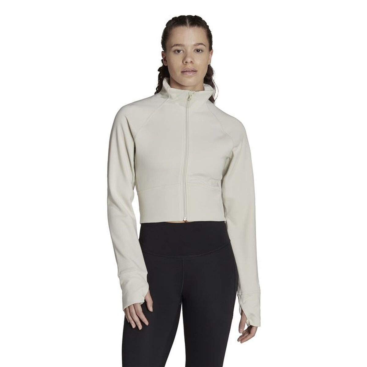 Sportjacka, Dam Adidas HK2357 Beige - 2