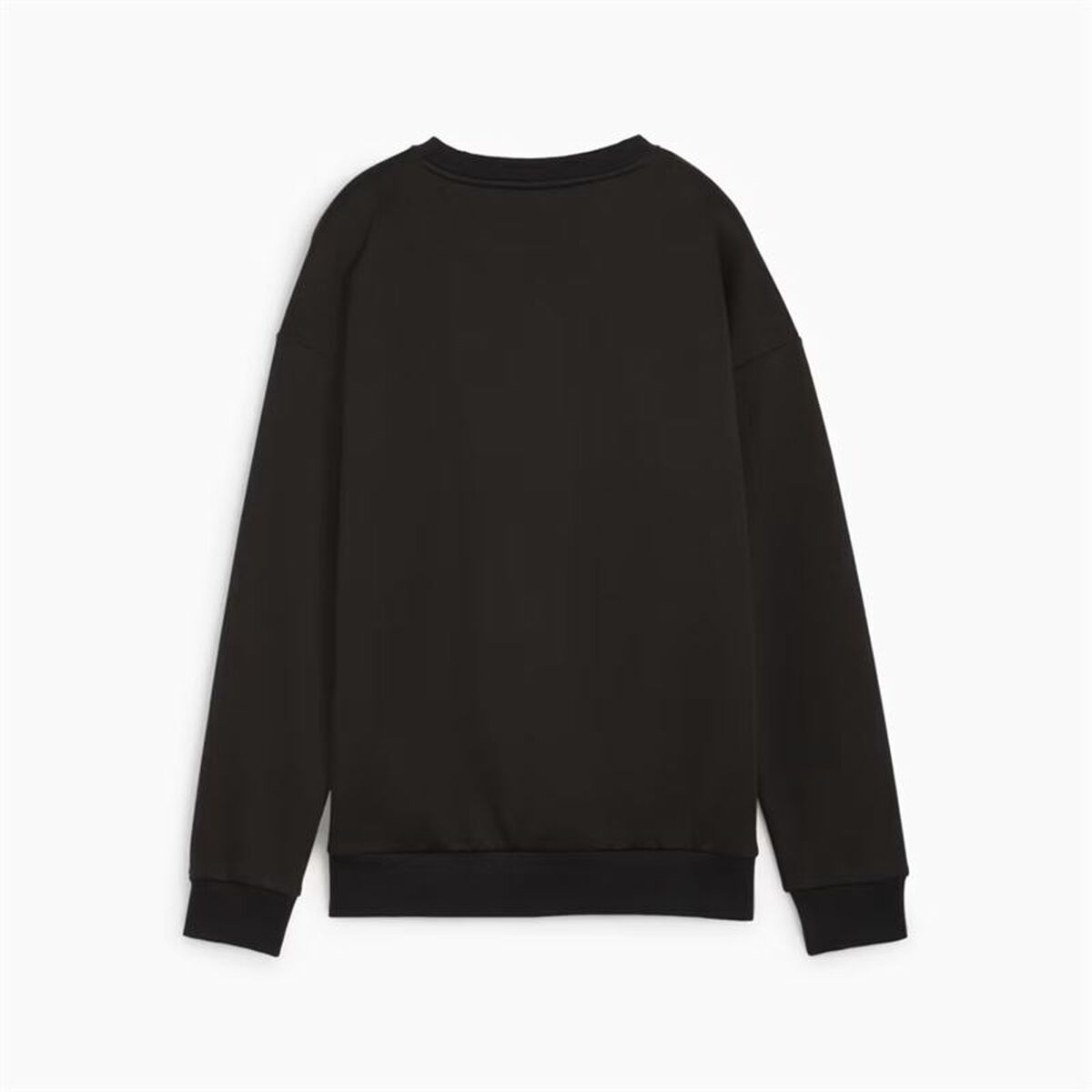 Tröja utan huva Dam Puma Essentials+ Relaxed Small Logo Crew Fl Svart - 2