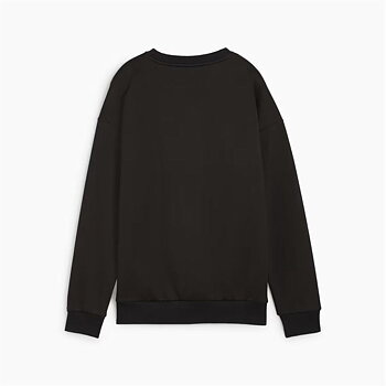 Tröja utan huva Dam Puma Essentials+ Relaxed Small Logo Crew Fl Svart