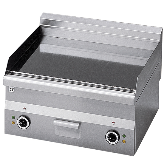 Elektrisk grillbänk, slät platta
