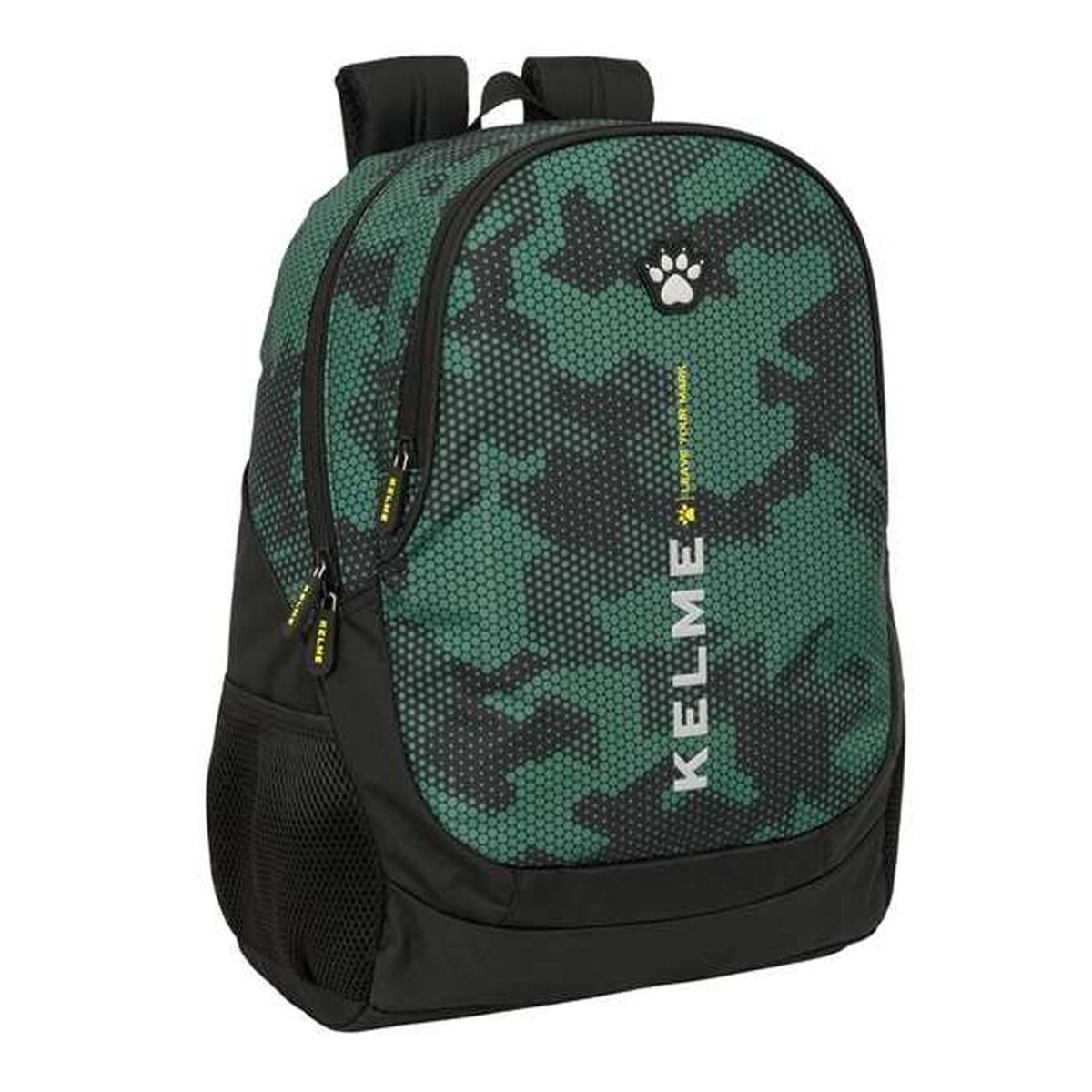 Skolryggsäck Kelme Camo Svart Grön 32 x 44 x 16 cm