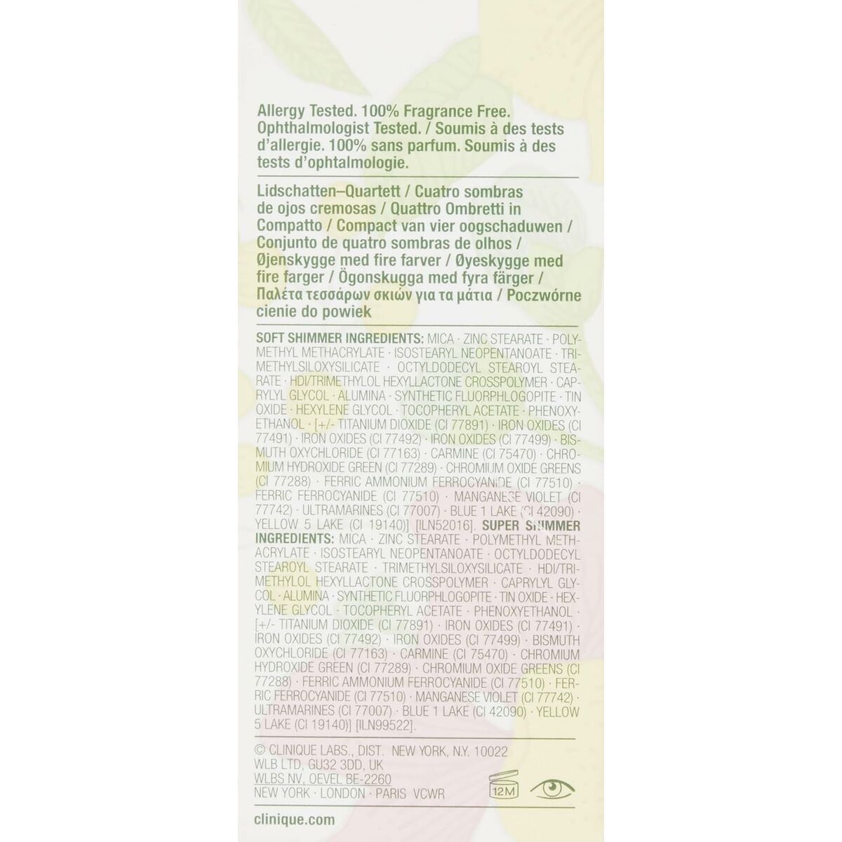 Sminkset Clinique ALL ABOUT SHADOW - 3